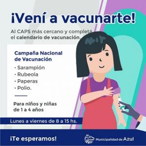 Campaña Nacional de Vacunación en los CAPS